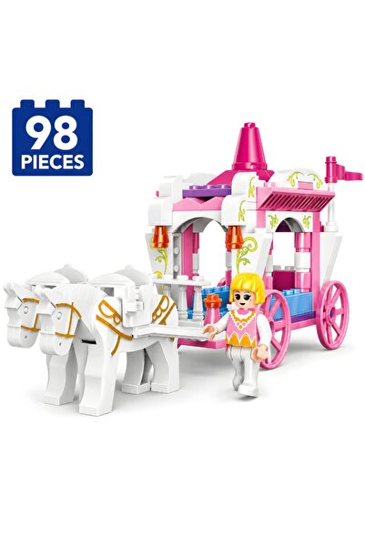 Minibric Set de Constructie Piese Tip Blocuri Construit 98 Piese Dream Carria...
