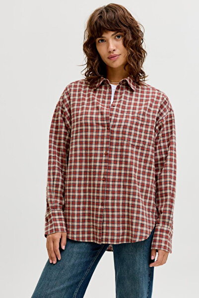 Jack & Jones Γυναικείο μακρυμάνικο πουκάμισο με φαρδιά γραμμή - Jamie