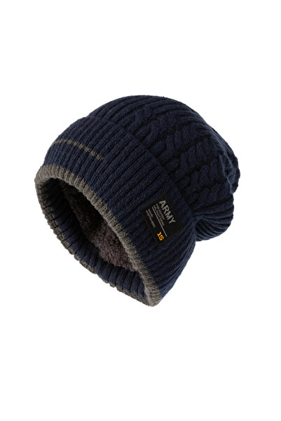 Choice5 Navy Unisex Winter Beanie Hat for Men Knitted Hat Cycling Caps Beanie...