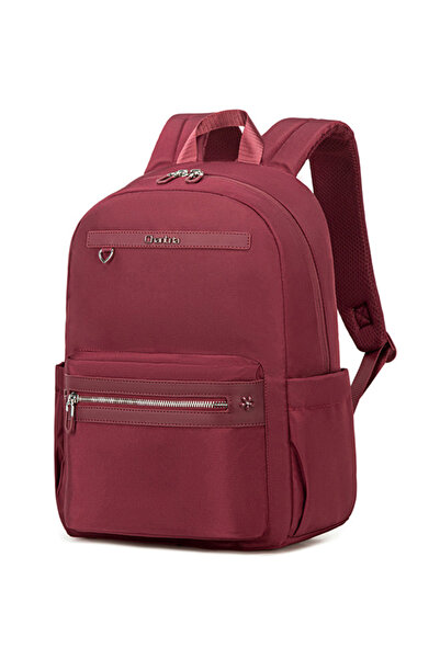 Chantria γυναικεία τσάντα πλάτης CB00649 με θήκη laptop 14", 14.3L, κόκκινη