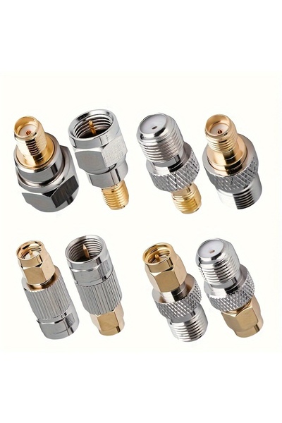 Choice Pack of 8 Pieces SMA Male Female to F Male Female Coax Kit Coaxial Ada...
