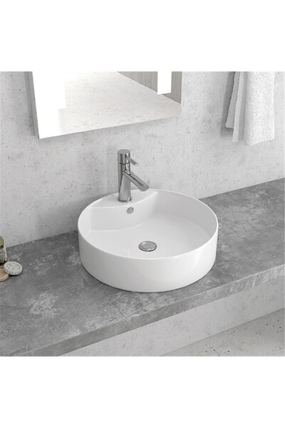 Karag LT 3018 Νιπτήρας επικαθήμενος 46x46x17cm