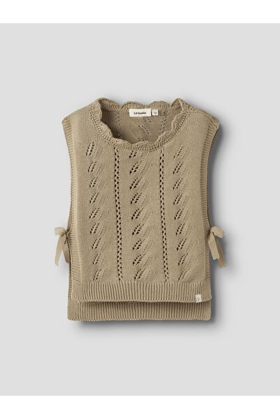 Lil' Atelier Strickweste Schleifen-Detail