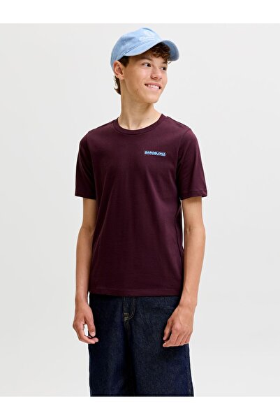 Jack & Jones Junior Tricou cu imprimeu pe spate pentru băieți