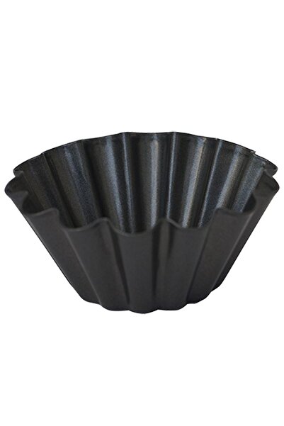 De Buyer Forma de prajitura, De Buyer, Antiaderent, Otel, 22 cm, Negru