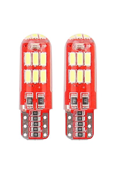AMIO Lampă LED Canbus T10 tip bec de poziție, silicon, W2.1x9.5 W5W, 12V 2W, ...