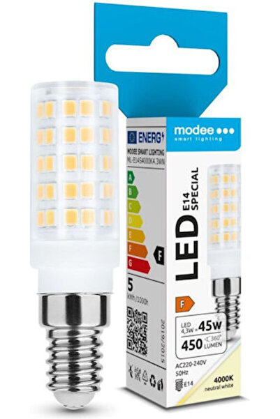 Other Modee Lighting Λάμπα LED 4.3W 140mm Για ντουί E14 Λευκό 450lm Κωδικός: ...