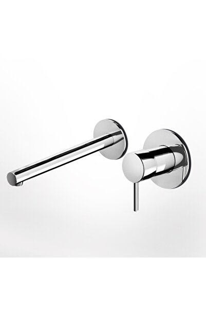 Eurorama Tonda Chrome Μπαταρία Νιπτήρος Εντοιχισμού 2 Οπών 145904-100