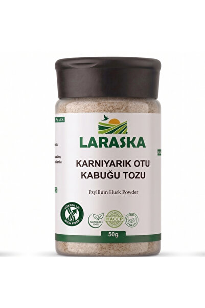 Laraska Karnıyarık Otu Kabuğu Tozu 50g Psyllium Husk Powder