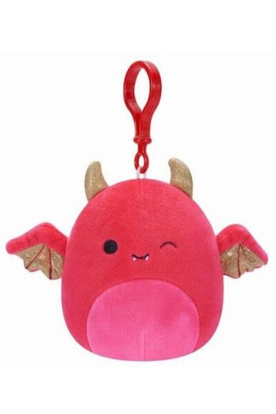 Squishmallows Βελούδινο Μπρελόκ Χάλογουιν Κάρλι (JWSQ0172-4)