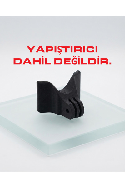 Kanem3D AGV K6 - K6S Uyumlu Aksiyon Kamera Aparatı - Kask Çene Bağlantı Aparatı