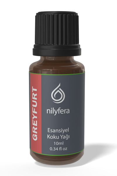 nilyfera Premium Greyfurt Esansiyel Koku Yağı 10 ml - Buhurdanlık, Difüzör, Çamaşır, Mum ve Temizlik Esansı