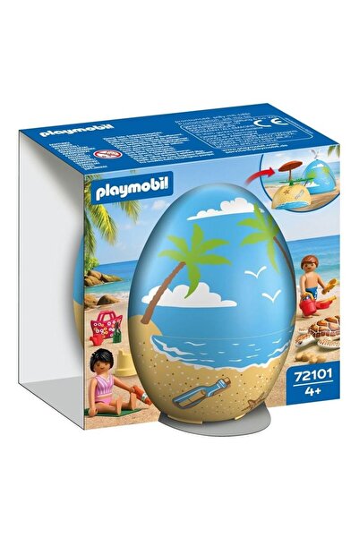Playmobil Παιχνίδι Αυγό: Διακοπές στην Παραλία (72101)