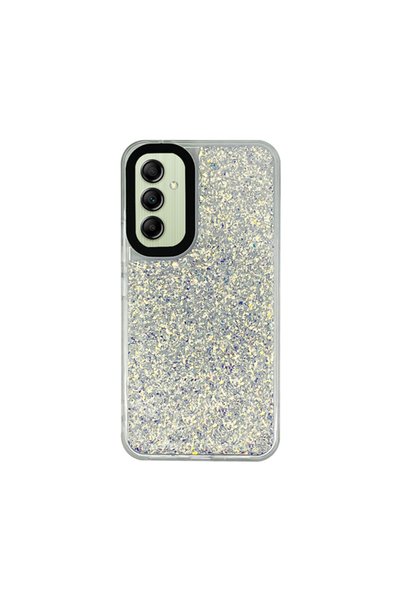 Vivid Glitter Shine Case Samsung Galaxy A14 4G/5G Silver