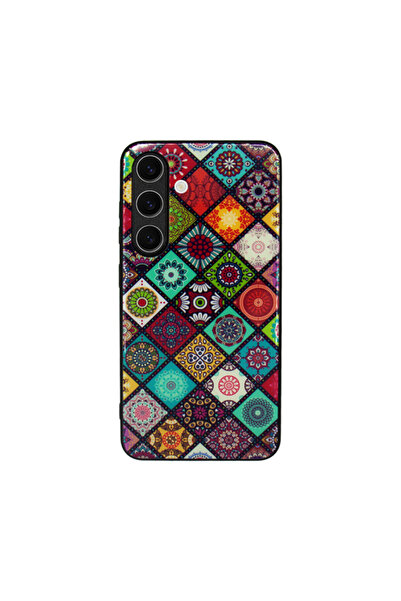 Vivid Ethnic Style Case Samsung Galaxy S24+ Red