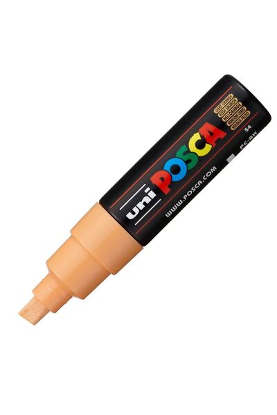 POSCA Μαρκαδόρος με χοντρή μύτη σμίλης, ανοιχτό πορτοκαλί (PC-8K-AN-PORT)