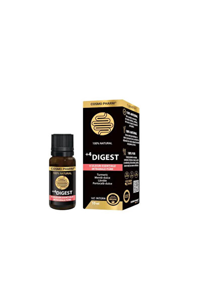 Cosmo Pharm 4Digest Mix de Uleiuri Esentiale (Turmeric, Menta, Lamaie, Portoc...