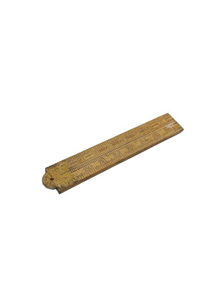 Boxwood Antique Foldable Wooden Meter 35 Inches 001