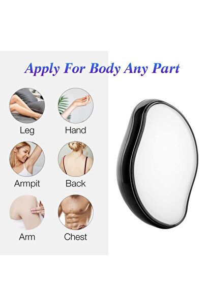 Generic Crystal Hair Remover Tool for Gentle Exfoliation and Easy Hair Remova...