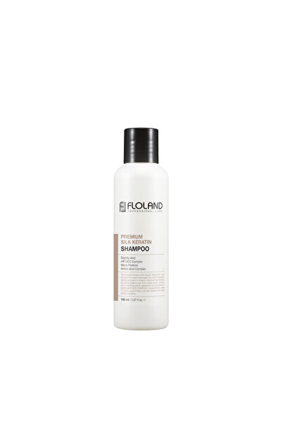 Korean FLOLAND Șampon Premium Silk Keratin – Fără Sulfați și Parabeni,Par det...
