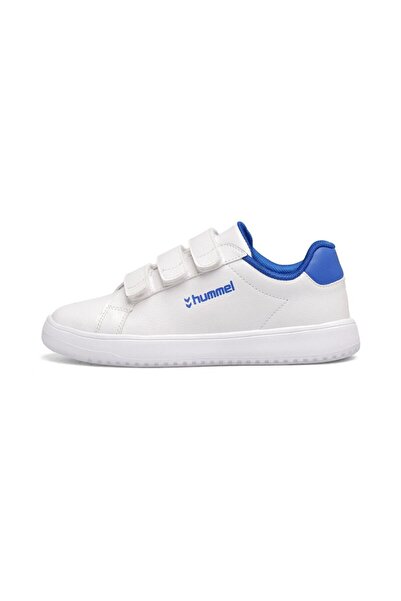 hummel White-Blue-Red Unisex Kids Sneaker Hml Busan 25 Jr