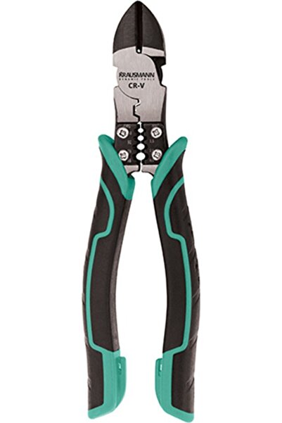 KRAUSMANN H03206 Πλαγιοκόφτης Γδάρτης Καλωδιών με αντιολισθητική λαβή 190mm