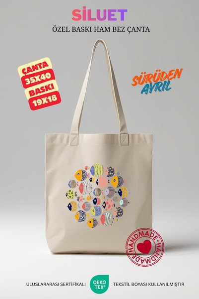 SİLUET Raw Cloth Bag