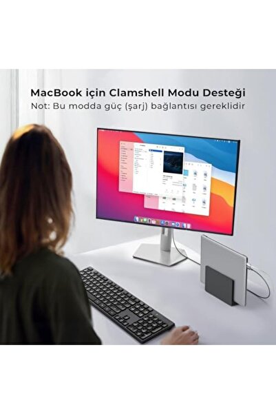 BEGLAB USB-C to DisplayPort 1.4 Kablo 2 Metre 8K 60Hz 4K 144Hz 2K 240Hz Type-...