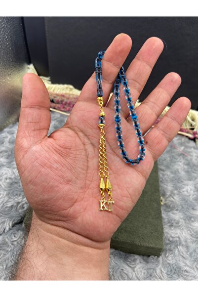 Kttesbihaksesuar 4x7 mm BİLEK BOY SÜRMELİ TOZ KEHRİBAR TESBİH KAPLAMA PÜSKÜLL...