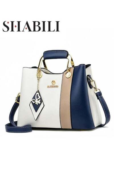 SHABILI Women's Fashion Luxury Shoulder Bags, Ladies Designer Contrast Color ...