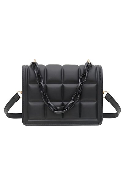 Generic Women's Checkered Shoulder Bag, Ladies Large Capacity Crossbody Bag S...