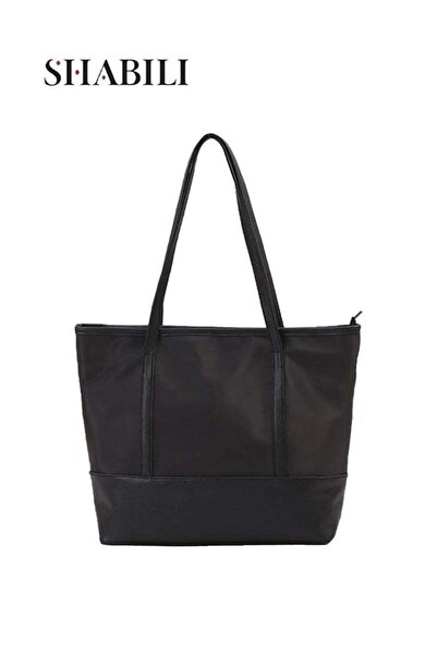 SHABILI Women's Large Capacity Shopping Bag, Ladies Zipper Closure Handbag To...