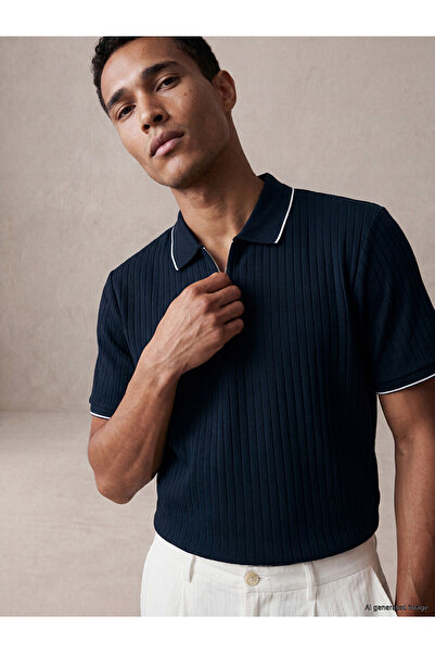 LC Waikiki Trendlucky with a Difference Polo Collar Men's T-Shirt