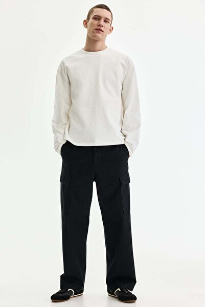 H&M Relaxed Fit Cotton cargo trousers