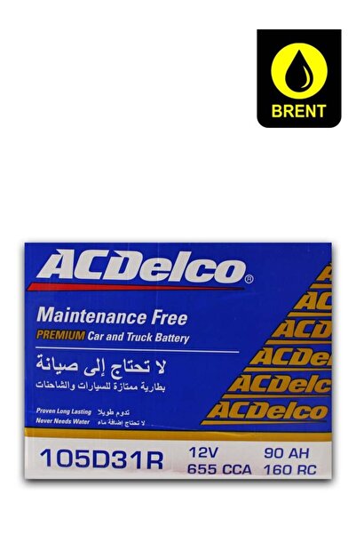 ACDELCO 90Ah Heavy Duty Long Life Car Vehicle Auto Battery 105D31R 12 V