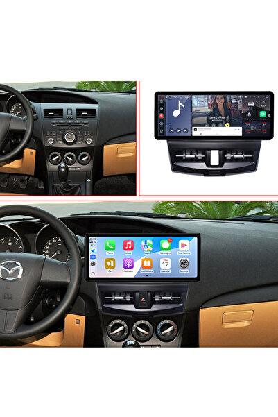 Carplayer شاشة أندرويد لمازدا 3 مقاس 12 بوصة موديل 2009-2013، 6 جيجابايت رام،...