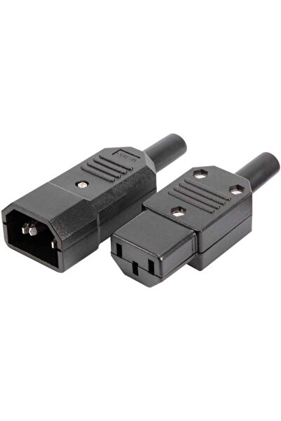 Generic C13-C14 Male Female Adapter Power Socket