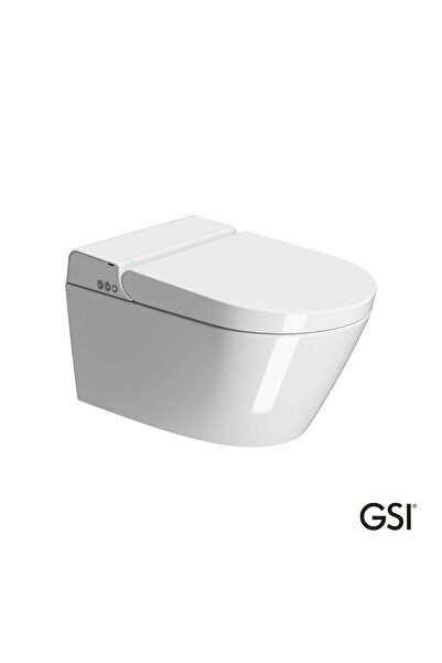 GSI Pura 59 Swirlflush Λεκάνη Κρεμαστή με Ενσωματωμένο Ηλεκτρονικό Κάλυμμα Μπ...