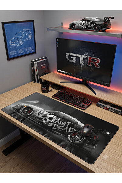 RUGRUMBA Gtr Urban Decay 40X90Cm Gaming Player XL Large Size Non-Slip Base St...