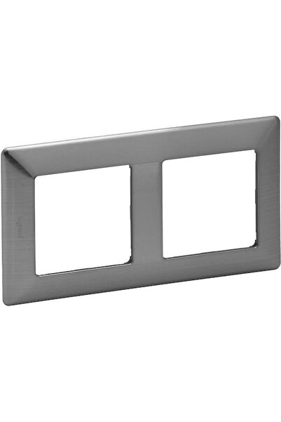Legrand Valena Life Switch Frame 2 Poziții Montaj Vertical în Culoare Arginti...