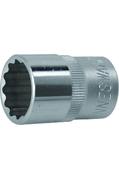 Jonnesway Douăsprezece șuruburi cu cap hexagonal, scurte, de 1/2 inch, 8mm