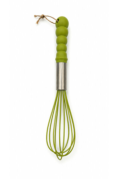 BRANDLESS Tel de bucătărie din silicon, verde, cu mâner ergonomic