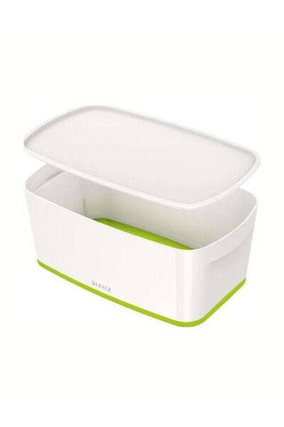 Leitz Mybox Cutie de depozitare din plastic cu capac, albă, 1 buc.