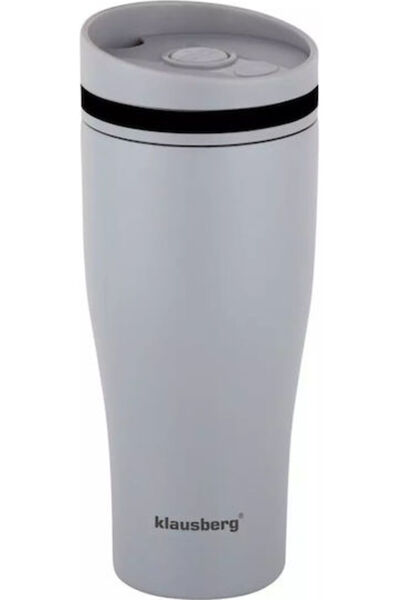 Klausberg Termos de sticlă 380ml Gri