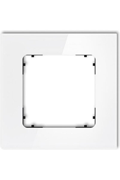 KARLIK Ramă Universală Icon, Simplă, Pătrată, cu Efect de Sticlă, Fundal Alb,...