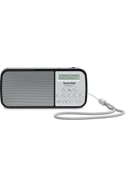 TECHNİSAT TechniRadio Μίνι Ραδιόφωνο Επαναφορτιζόμενο DAB+ με USB Ασημί
