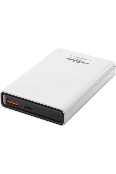 ANSMANN Baterie externă 10000mAh cu port USB-A și port USB-C Power Delivery Albă