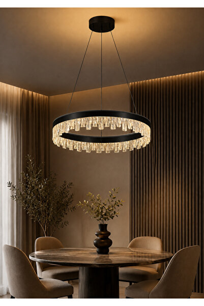 Grecia Decorative Chandelier with Three Integrated Led Lights 55W