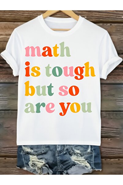 NOURAM Math Tough So You Colorful Women's T-Shirt for Gift & Team Building