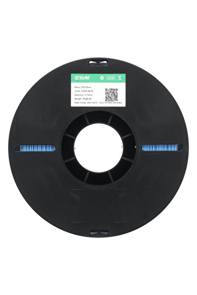eSun Açık Mavi PLA Basic Filament 1.75 mm 3D Yazıcı Hammaddesi 1 kg